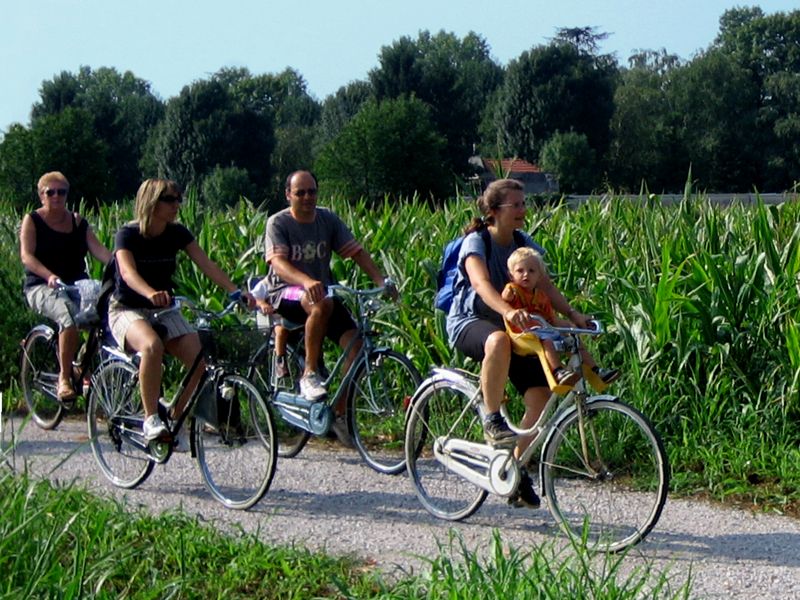 in bici nel Parco